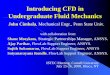Cimbala Introducing CFD in Undergrad Fluids