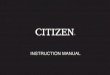 Citizen Instruction Manual 0520