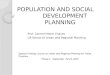 Demography and Social Sector Planning