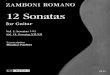 Zamboni - Lute Sonatas - Book 2, 7-12 (for Guitar)