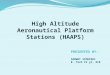 high altitude aeronautical platform systems (presentation)