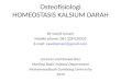02-Osteophysiology Calcium Homeostasis