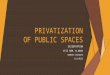 Privatization Of Public Spaces