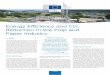 Energy Efficiency and CO2 Reducton in the Pulp and Paper Industry