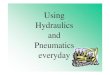 Hydraulics- Pneumatics Applications