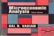 Microeconomic Analysis 3d - Hal Varian