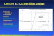 Lecture 11 - FIR Filter Design