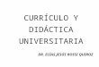 Curriculoydidacticauniversitaria Diapositivas