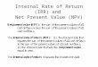 IRR and NPV.ppt