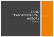 land transportation history