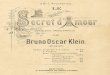 Klein - Le Secret d Amour Op23 No1