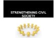 3.1Strengthening Civil Society