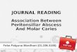 jurnal Association Between Peritonsillar Abscess And Molar Caries Feba