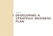 Developing Astrategic Business Plan