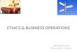 ethics n business operations#