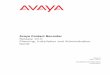 Avaya Contact Recorder Planning Installation and Administration Guide