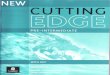 New Cutting Edge Pre-Intermediate WorkBook