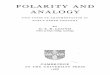 Lloyd Polarity and Analogy Two Types of Argumentation in Early Greek Thought