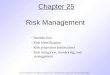 Pressman Ch 25 Risk Management
