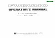 AD-100 Operator's Manual Ver U 8-20-04