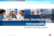 Data Standardization Interoperability