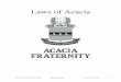 Laws of Acacia