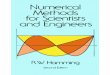 1973 - R. W. Hamming - Numerical Methods for Scientists and Engineers