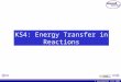 C5 Patterns of Behaviour - Energy Transfers Accompanying Rea
