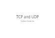 16952_Lecture 35 36 37 TCP and UDP and Congestion Control.ppt
