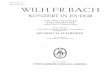 Bach, Wilhelm Friedemann - Concertos, Harpsichords (2), Orchestra, F. 46, Eb Major (2pf)