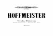 Hoffmeister - Etudes for Viola