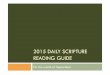 2015 Daily Scripture Reading Guide for the Month of Sept