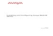Installing And Configuring Avaya Web LM Server