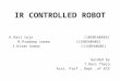 Ir Controled Robot