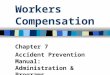 Workers Compensation PPt. Chpt. 7