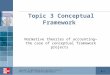 Topic 3 Conceptual Framework