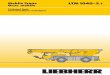 Liebherr LTM 1040-2.1 Mobile Crane_40t_Technical Data