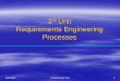Software Engineering Unit 3-Requirements Engineering Processes