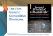 The Five Generic Competitive Stragies