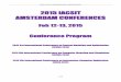 2015 Amsterdam Conference Program