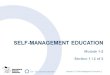 Module Self Management Education