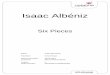 Isaac Albéniz-Six Pieces