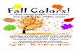 Fall Colors Sight Word Song