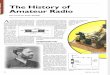 The History of Amateur Radio