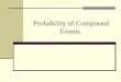 Probability of Compound Events (1)