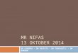 MR 13 Oktober NIFAS