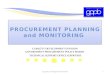 Procurement Planning and Monitoring