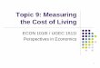 Topic 9. Measuring the Cost of Living