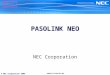 Pasolink NEO Training20080219