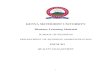 Pscm 431 Quality Management- Dlm Handout